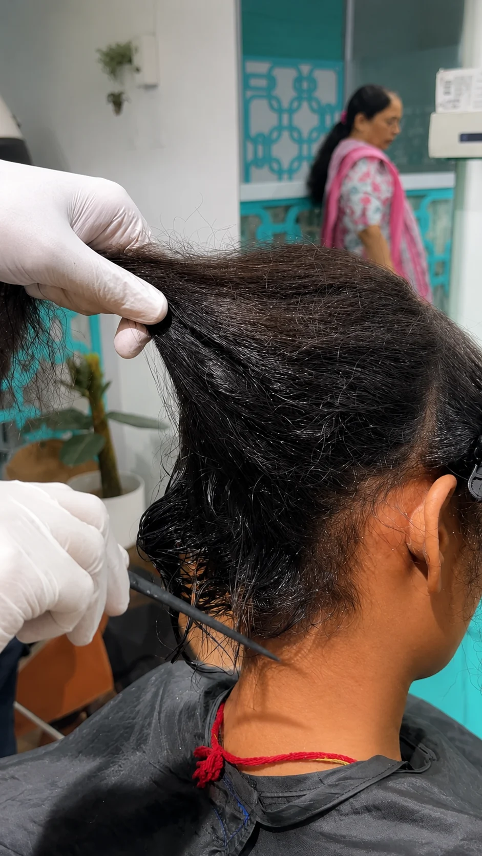 Hair extension look 1